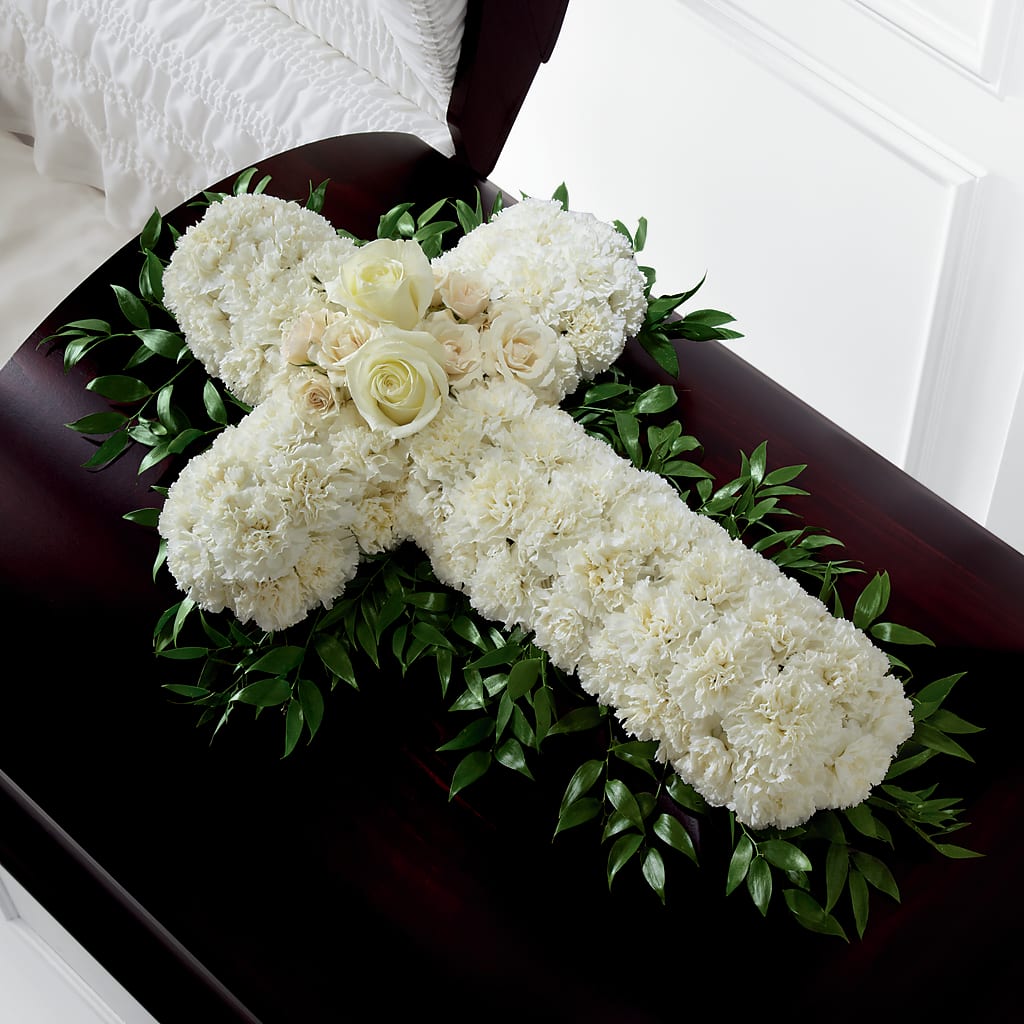 Peaceful Memories Casket Spray (Standard) – JENNY'S FLOWER, Brooklyn NY