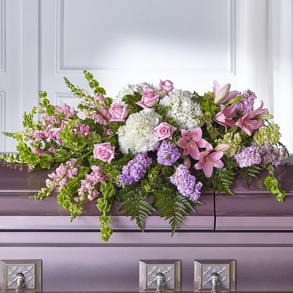 Life's Gratitude Casket Spray – JENNY'S FLOWER, Brooklyn NY