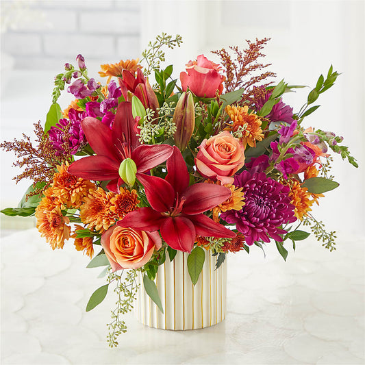 Burgundy Landscape Bouquet – JENNY'S FLOWER, Brooklyn NY