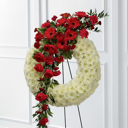 Graceful Tribute Wreath – JENNY'S FLOWER, Brooklyn NY