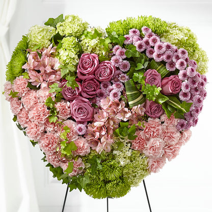 Heartwarming Standing Heart – JENNY'S FLOWER, Brooklyn NY