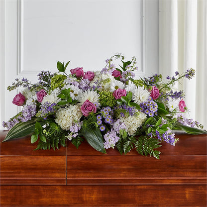 Meadows of Serenity Casket Spray – JENNY'S FLOWER, Brooklyn NY