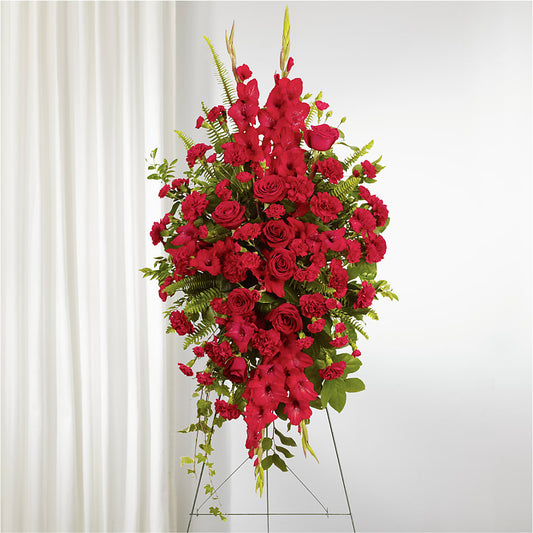 From the Heart Standing Spray – JENNY'S FLOWER, Brooklyn NY